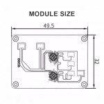 HLK-LD2460 2T4R 24G Millimeter Wave High-precision Multiple Targets Human Perception Trajectory Tracking Radar Sensor Module